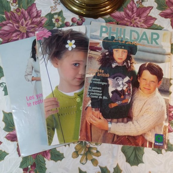 Vintage Knitting, Phildar Créations Magazines, Vintage French Knitting Magazines - Picture 2 of 7